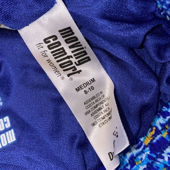 Moving Comfort Blue Patterned Athletic Shorts - Picture 8 of 12